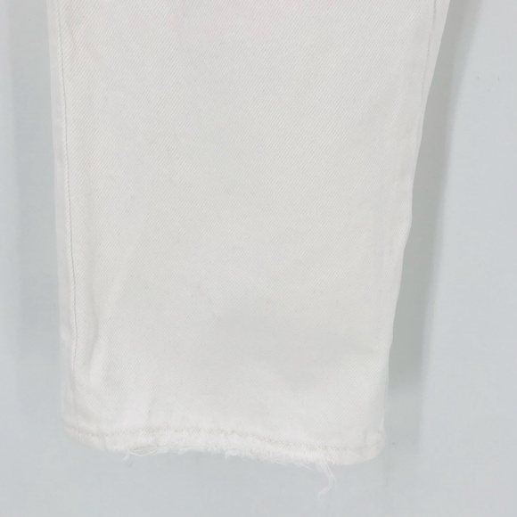 Rolla's Original High Rise Straight Leg Distressed Jeans White Size 30 - Picture 9 of 11